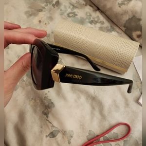Authentic JIMMY CHOO Womens Sunglasses NEW - Never Worn. Includes case and cloth